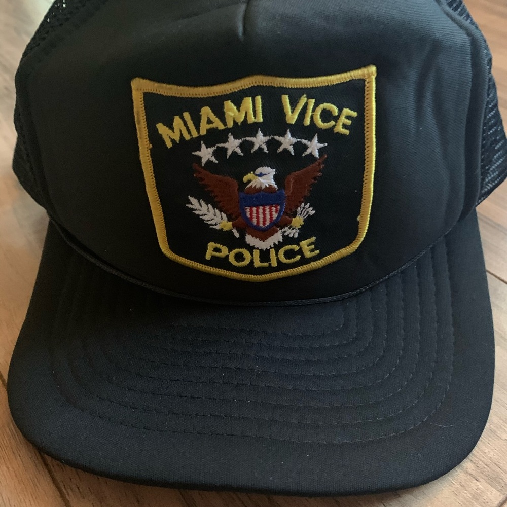 Vintage Miami Vice Police SnapBack Hat